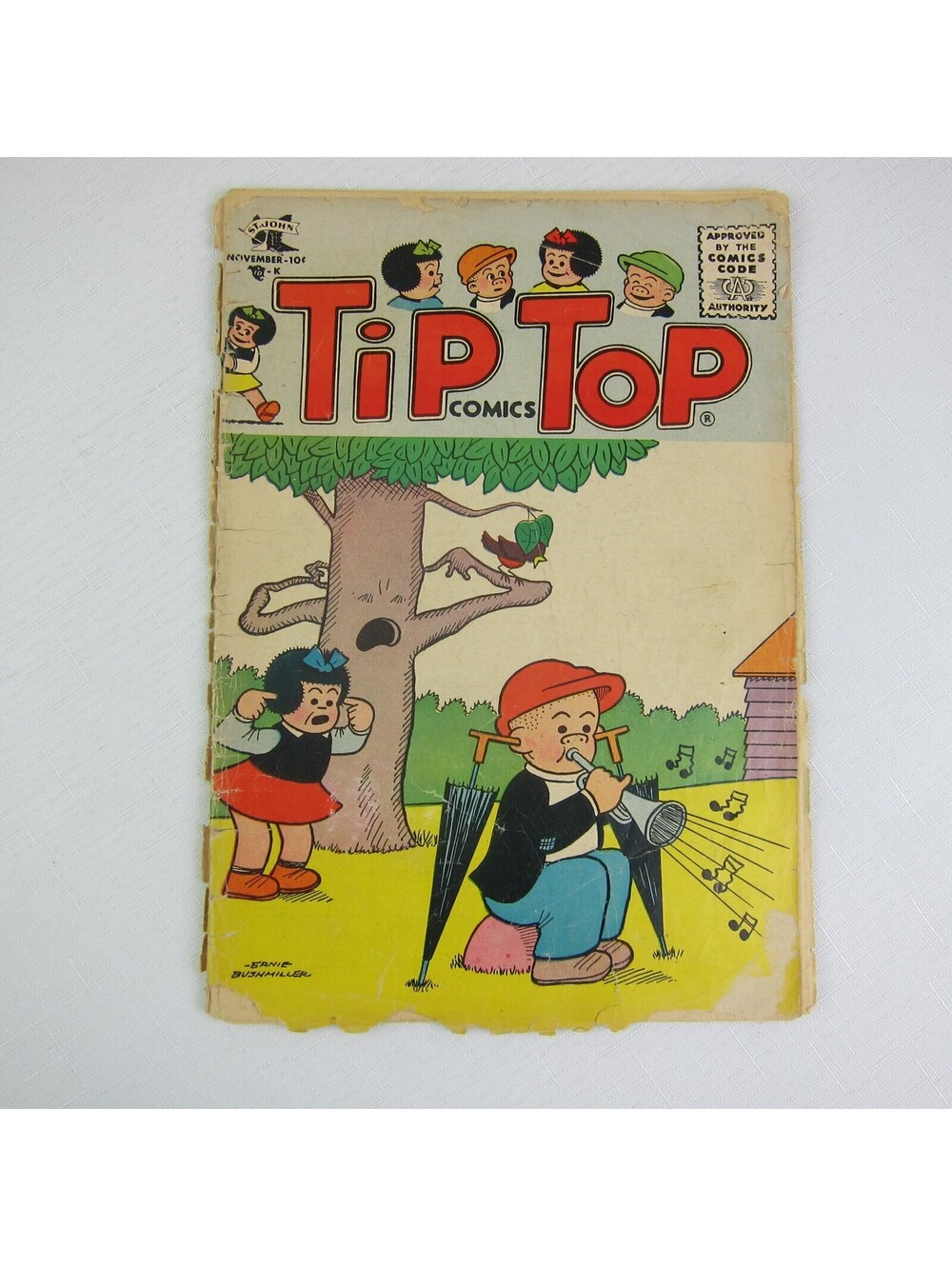 Tip Top Comics #204 Comic Book Peanuts Pages Vintage 1956